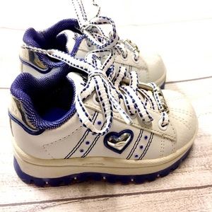 NEW! SKECHERS Leather Toddler Girl’s Sneakers~Sz 5